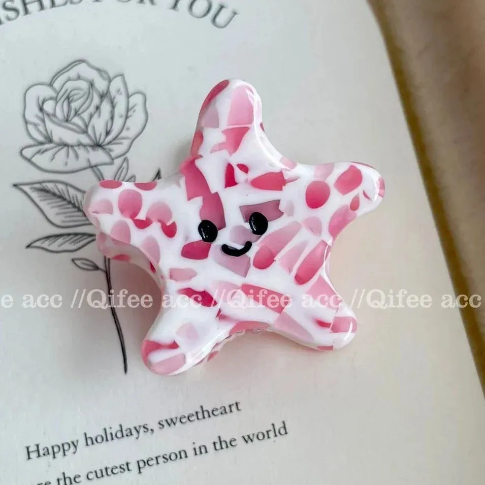 🐚✨ Adorable Ocean Friends Mini Hair Claw Clips - Cute Crabs, Whales & Starfish Hair Accessories for Women! 🌊🐳