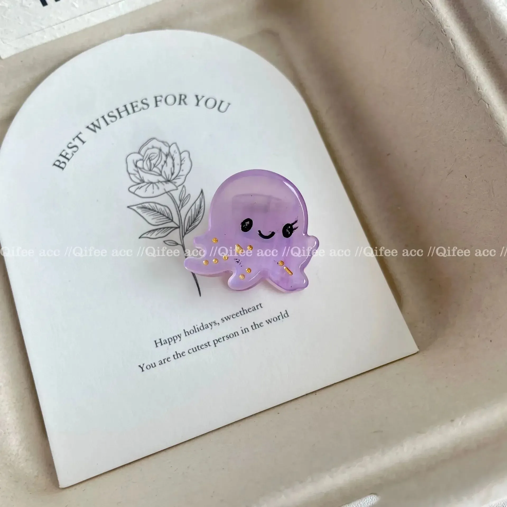 🐚✨ Adorable Ocean Friends Mini Hair Claw Clips - Cute Crabs, Whales & Starfish Hair Accessories for Women! 🌊🐳
