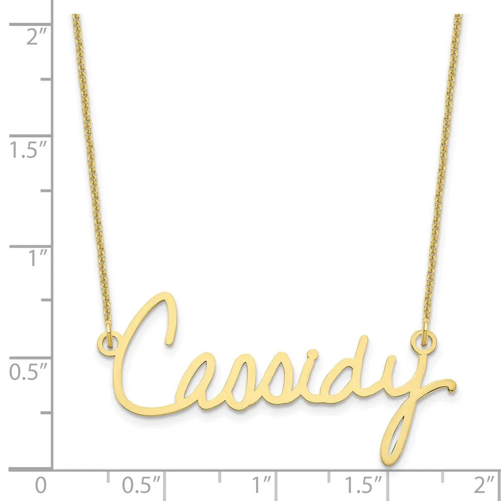 10K Signature Necklace