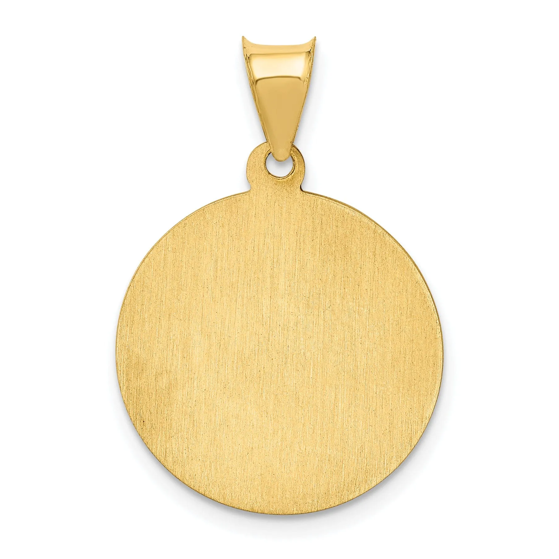 14k Yellow Gold Saint Peter Medal Pendant