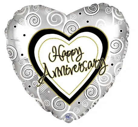 18" Anniversary Swirl