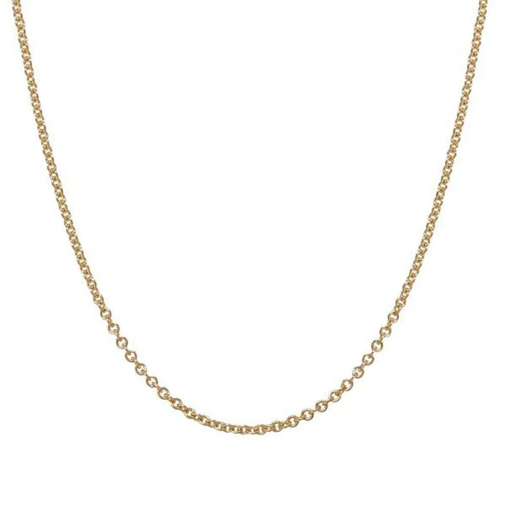 2mm 14k Yellow Gold Chain