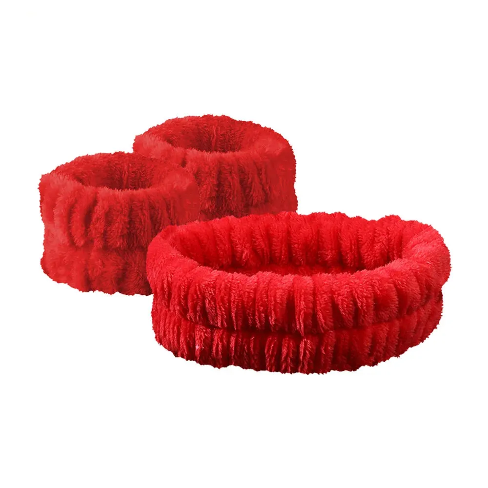 3pcs Set Face Wash headband Velvet Set Of Hair Bands Microfiber Headbands Make Up And Sports And Face Wash For Hair Accessories