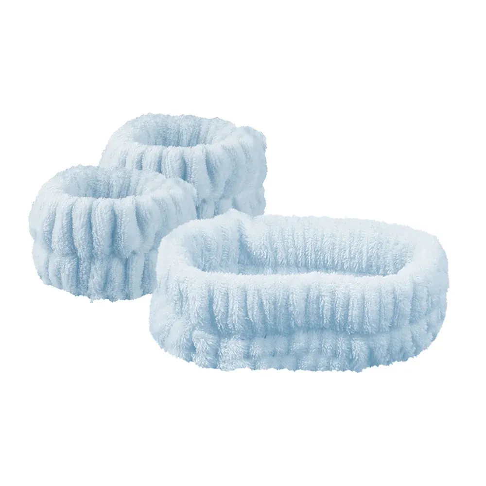 3pcs Set Face Wash headband Velvet Set Of Hair Bands Microfiber Headbands Make Up And Sports And Face Wash For Hair Accessories