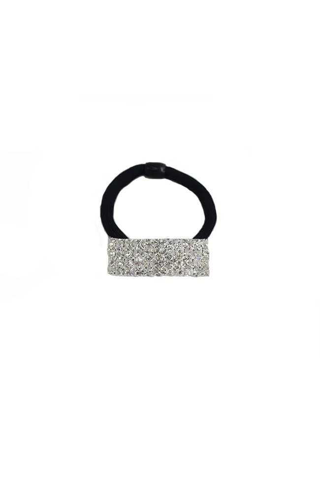 4 Row Rhinestone Ponytail