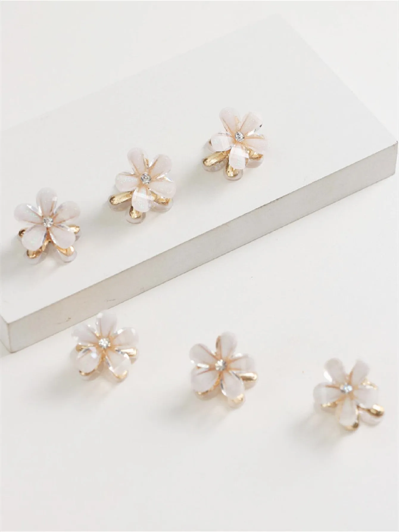 6pcs Flower Design Hair Claw- FD ⚡