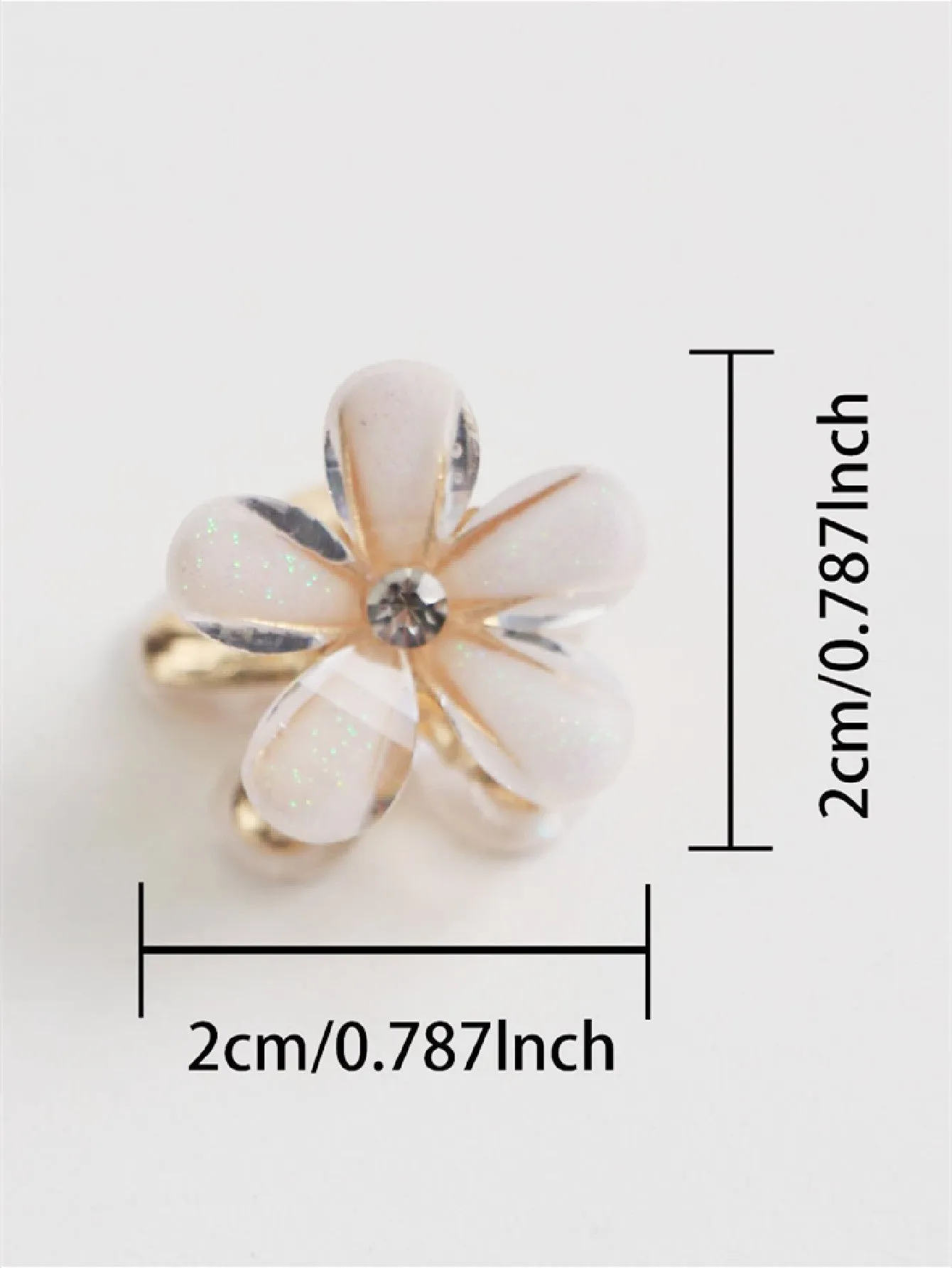 6pcs Flower Design Hair Claw- FD ⚡