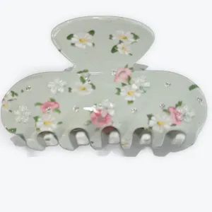 Acrylic Dainty Flower Clip