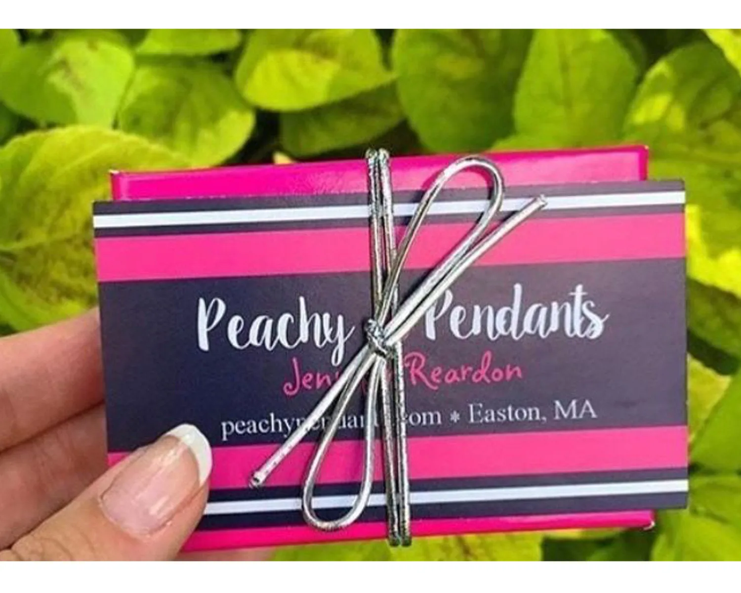 Acrylic Monogram Necklace, Vine Font