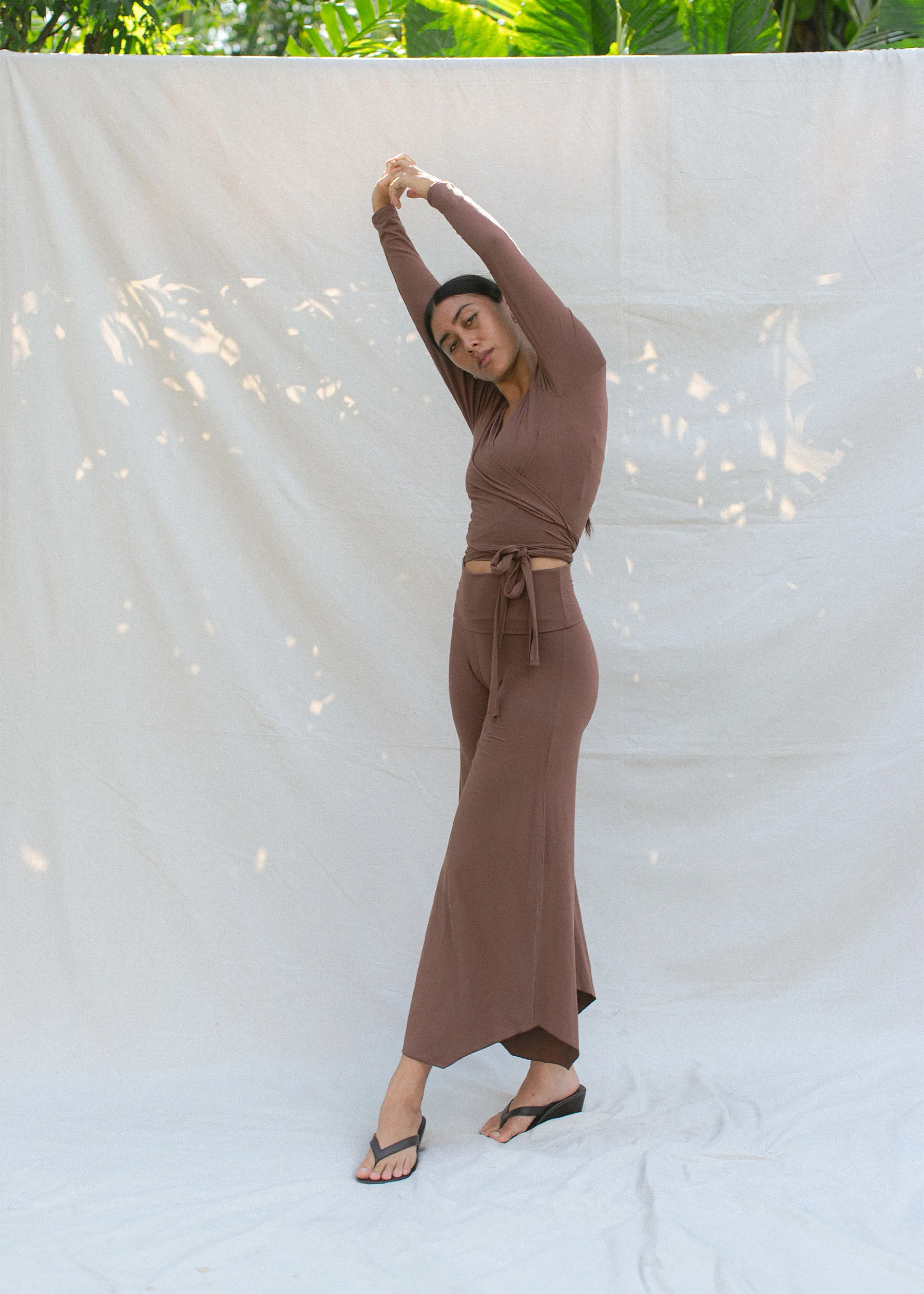 Agni Wrap Top Chocolate