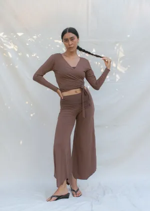 Agni Wrap Top Chocolate