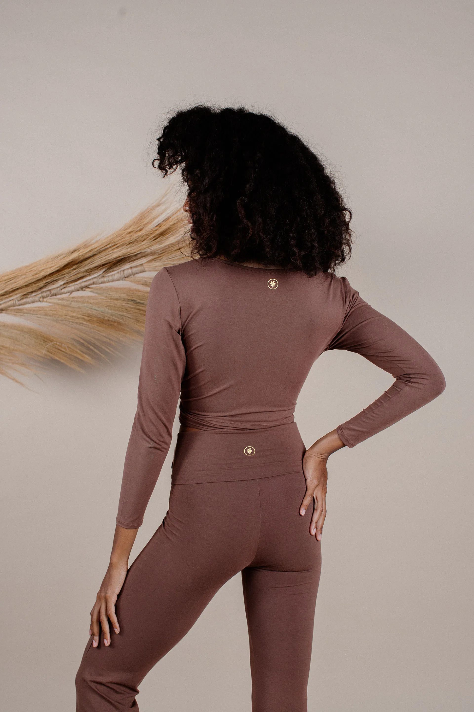 Agni Wrap Top Chocolate