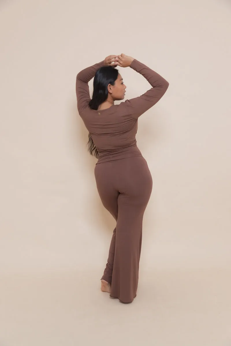 Agni Wrap Top Chocolate