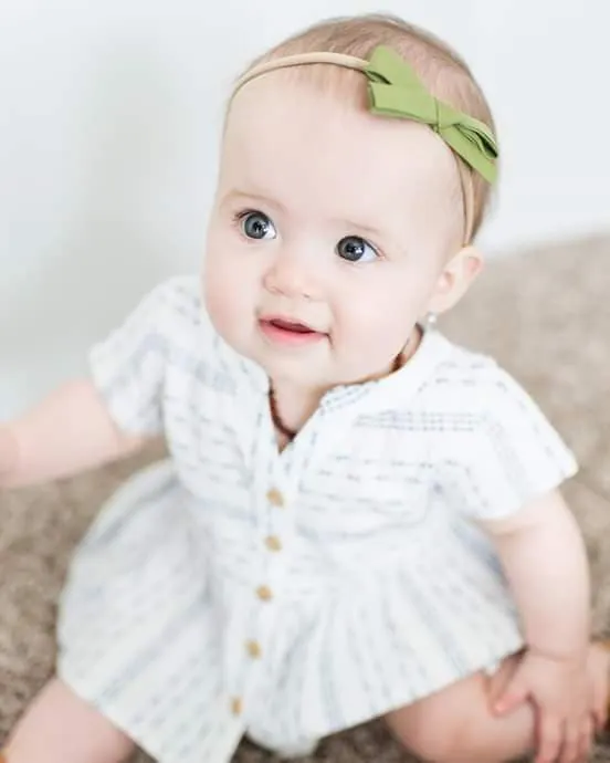 Amber Teething Necklace for Teething Babies and Toddlers (Light Cherry)
