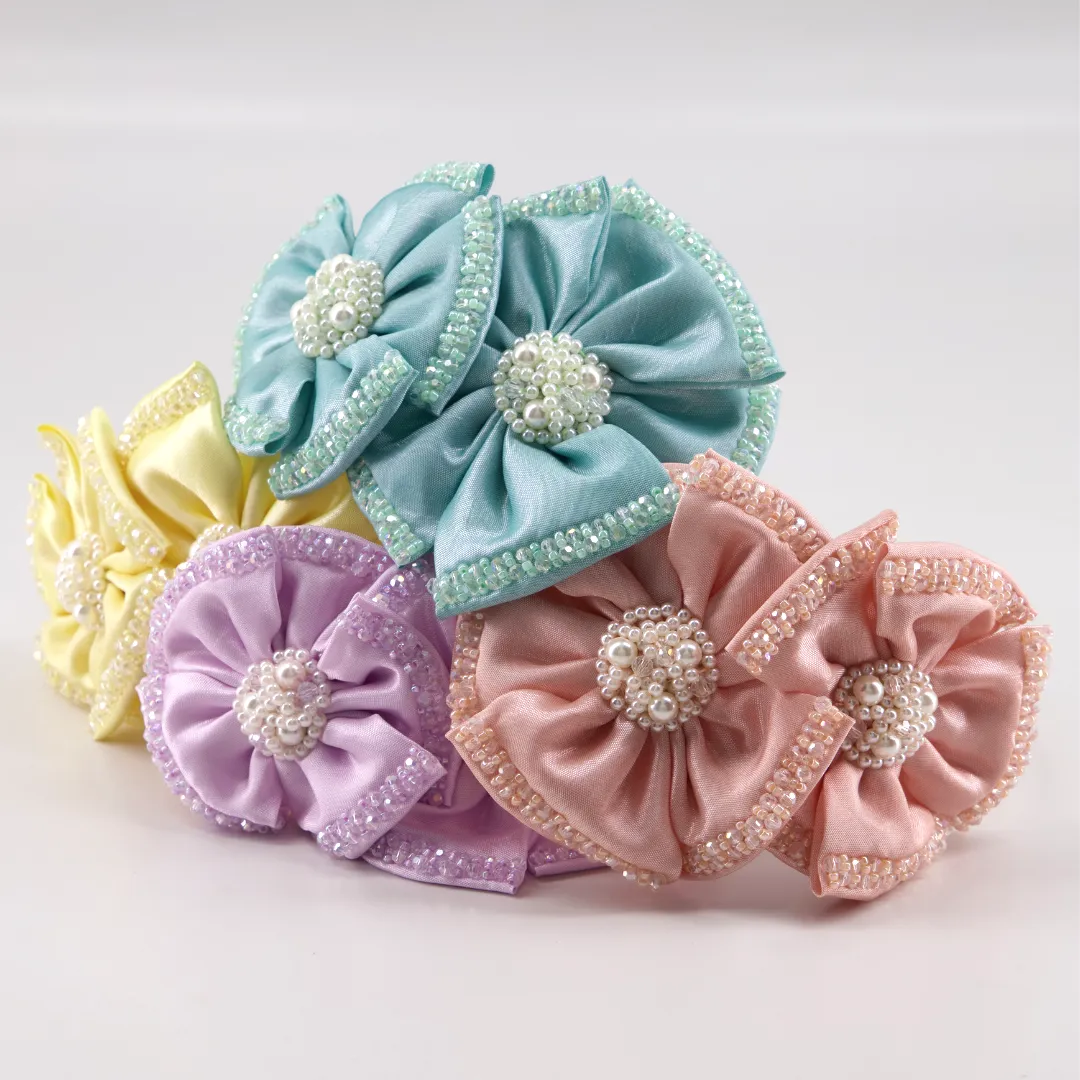 Angelina Kids Designer Handmade Apricot Headband