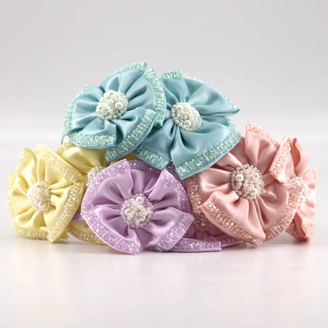 Angelina Kids Designer Handmade Apricot Headband