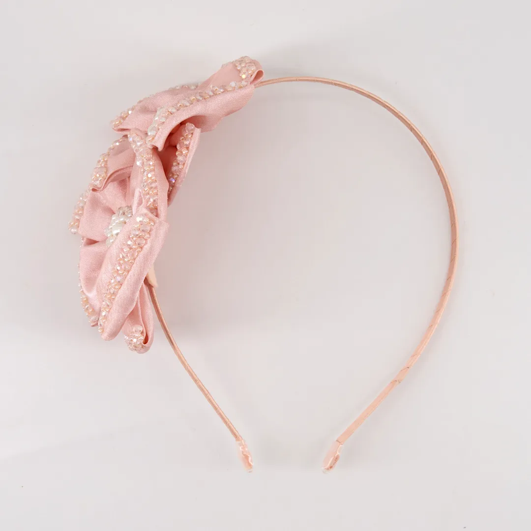 Angelina Kids Designer Handmade Apricot Headband
