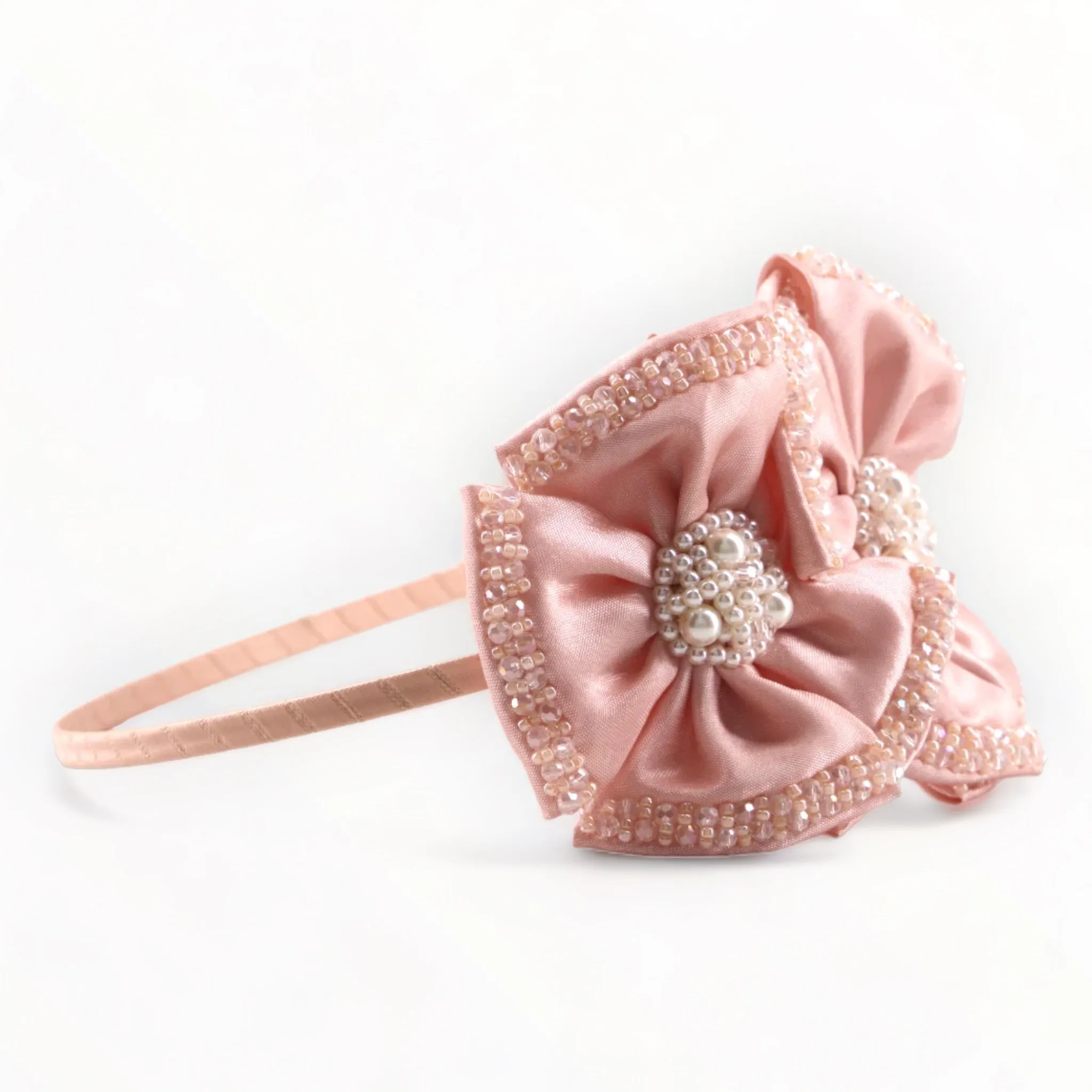 Angelina Kids Designer Handmade Apricot Headband