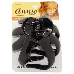 Annie Hair Accessories 8Cm Thick Clip Black