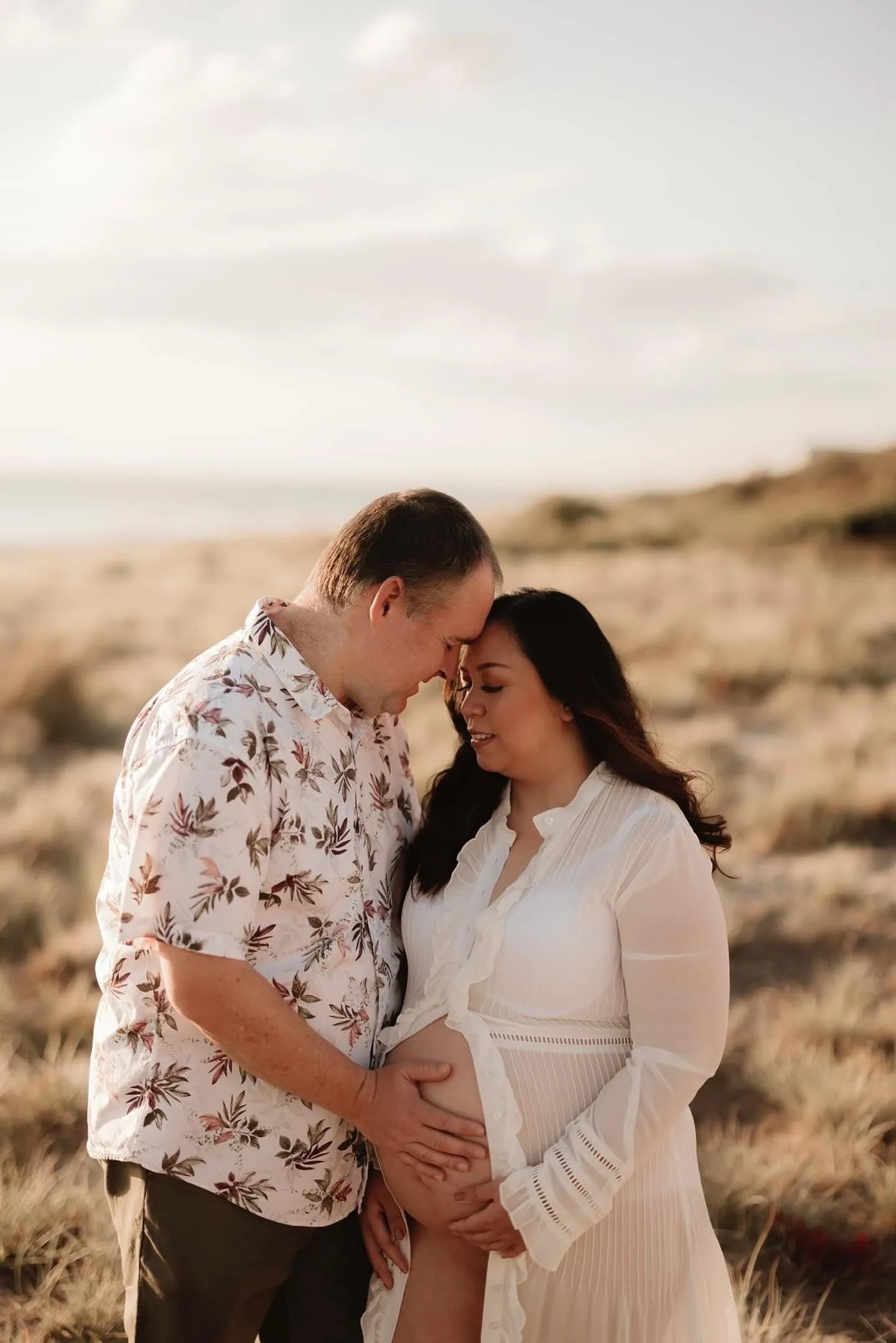 Ava Maternity Photoshoot Robe - Maternity Dresses - Photoshoot Robe