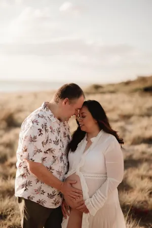 Ava Maternity Photoshoot Robe - Maternity Dresses - Photoshoot Robe