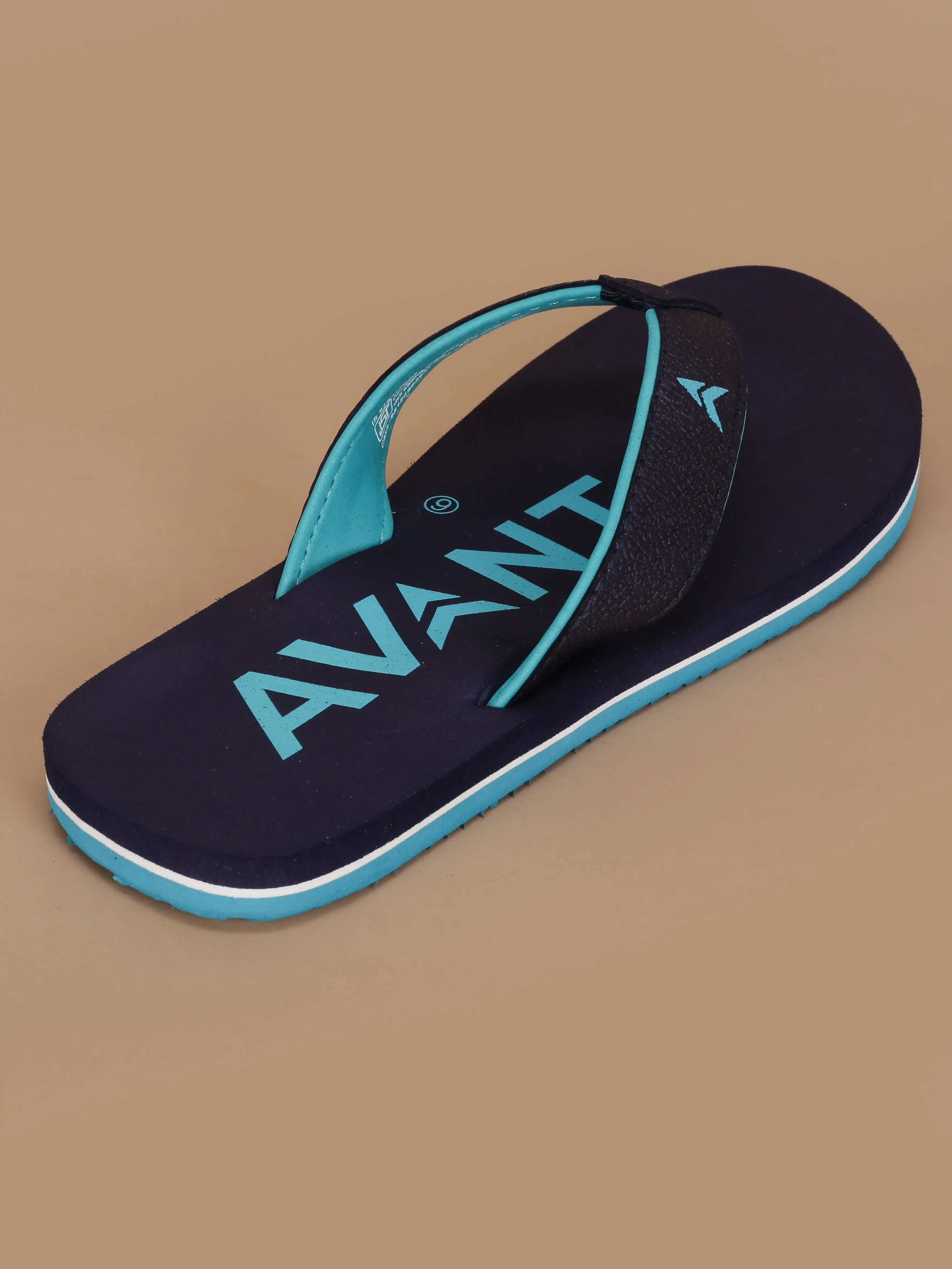 Avant Men's Aqua Flip Flops - Navy