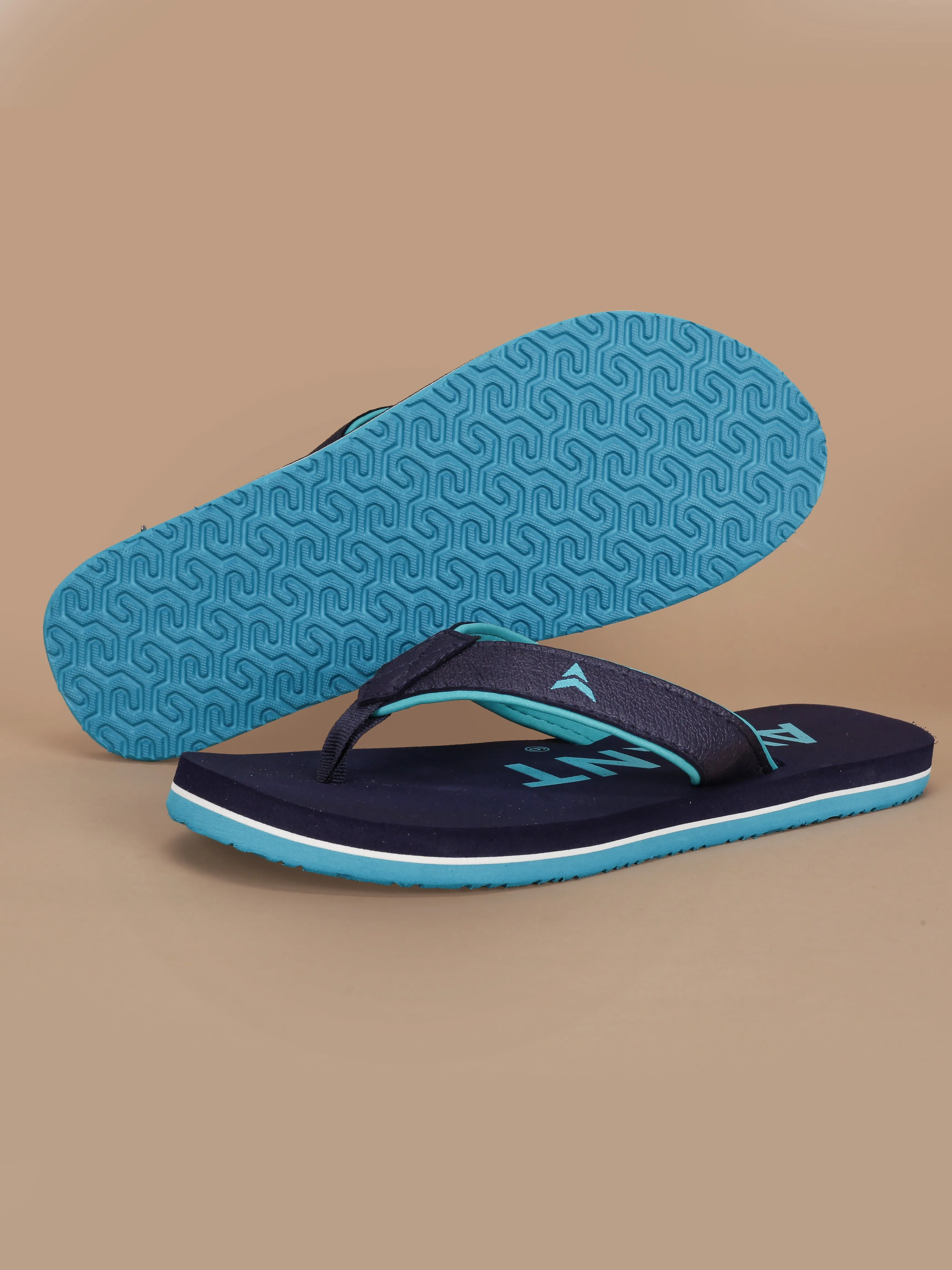 Avant Men's Aqua Flip Flops - Navy