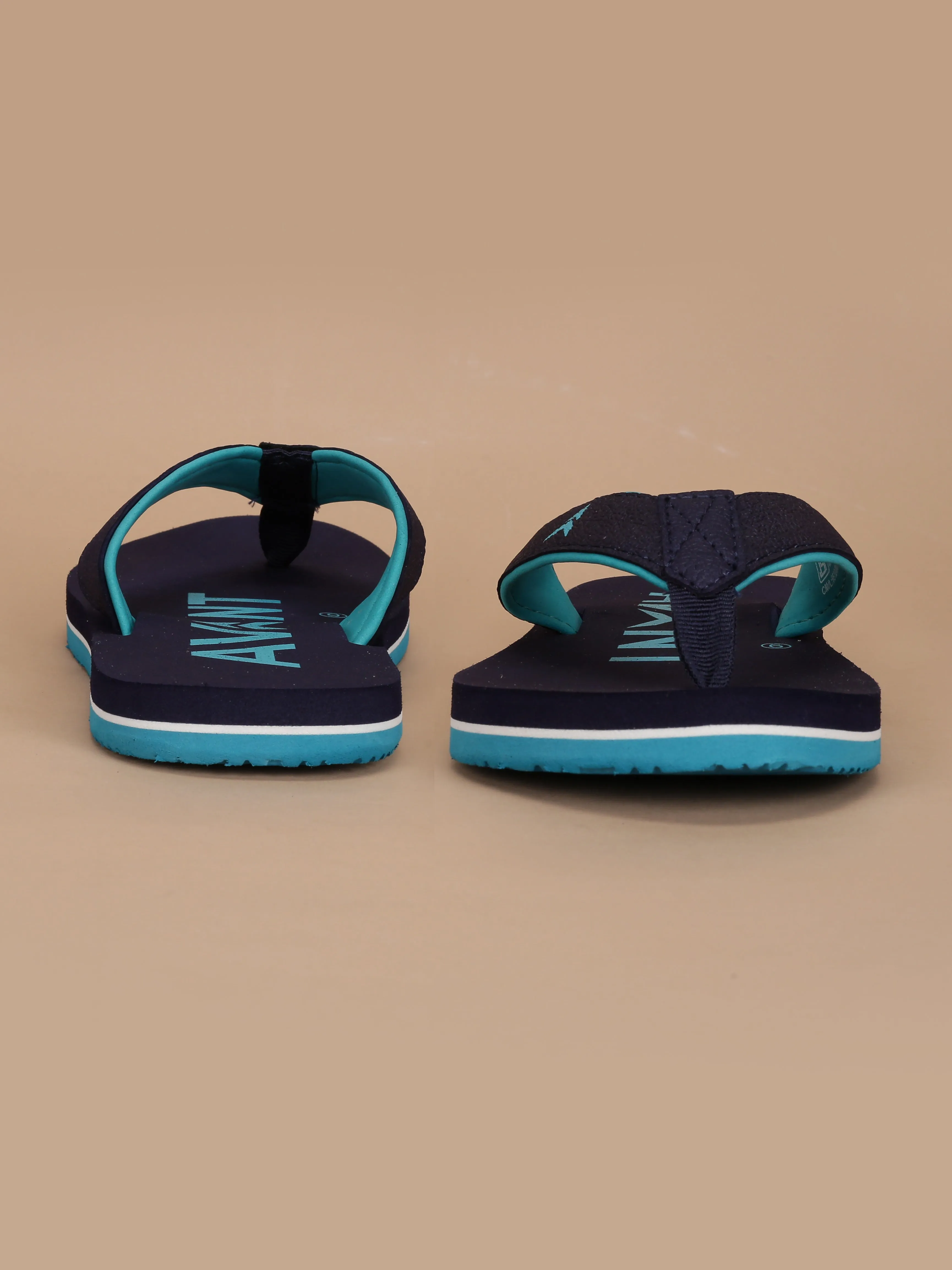 Avant Men's Aqua Flip Flops - Navy