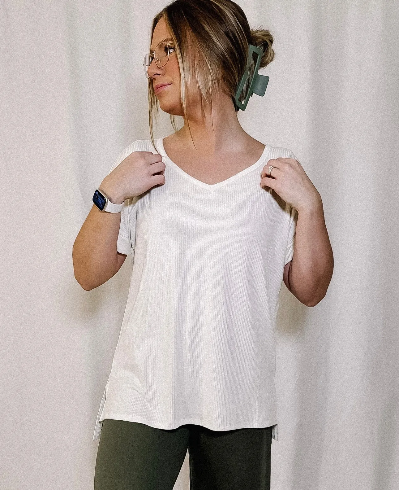 Back To The Basics Tunic Top - Ivory