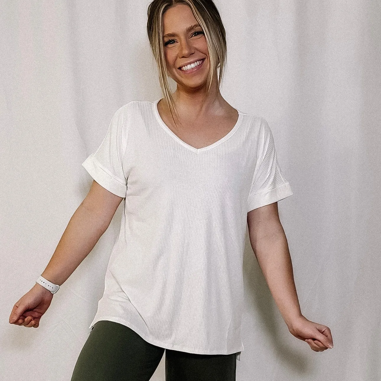 Back To The Basics Tunic Top - Ivory