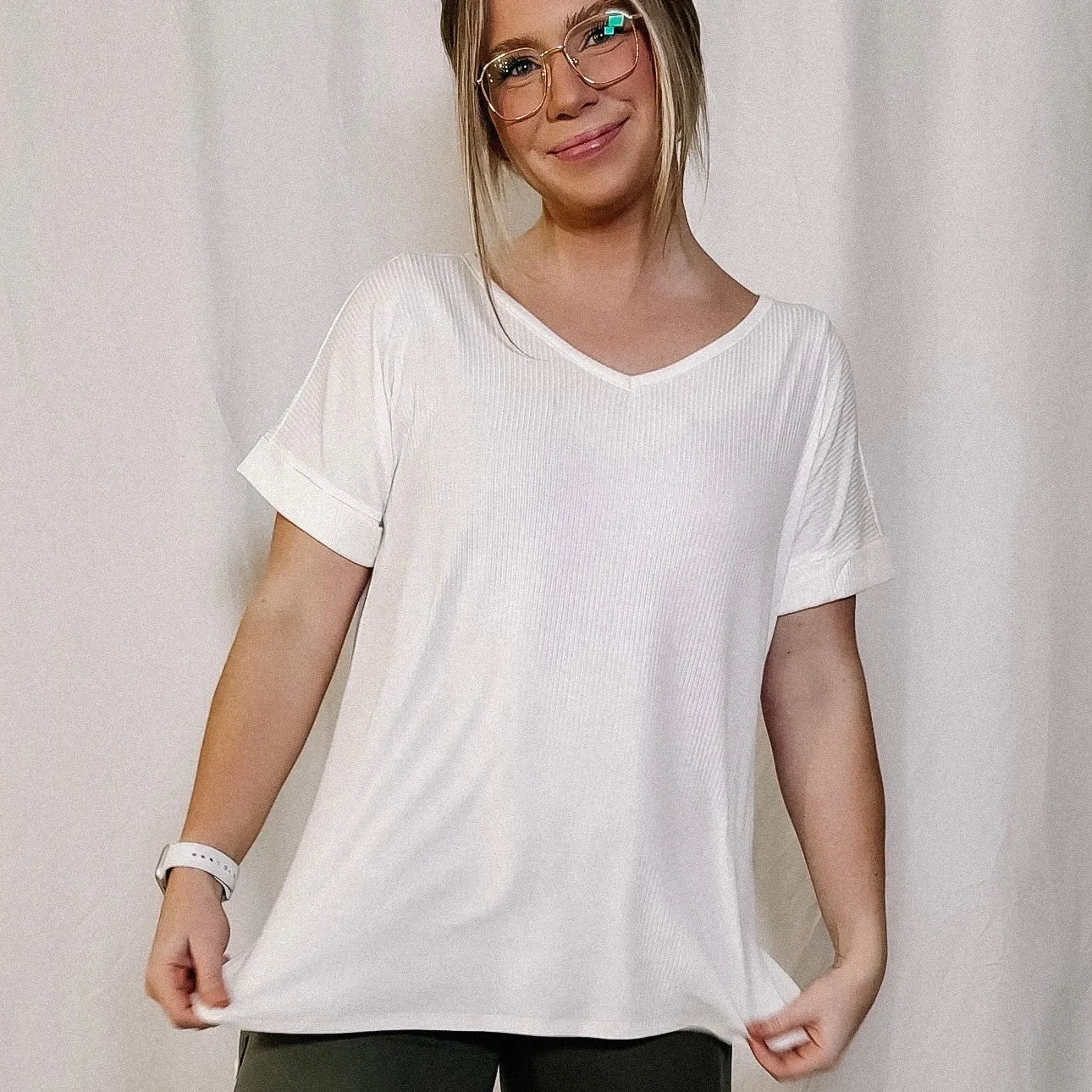 Back To The Basics Tunic Top - Ivory