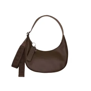 Baggu Small Leather Crescent Bag