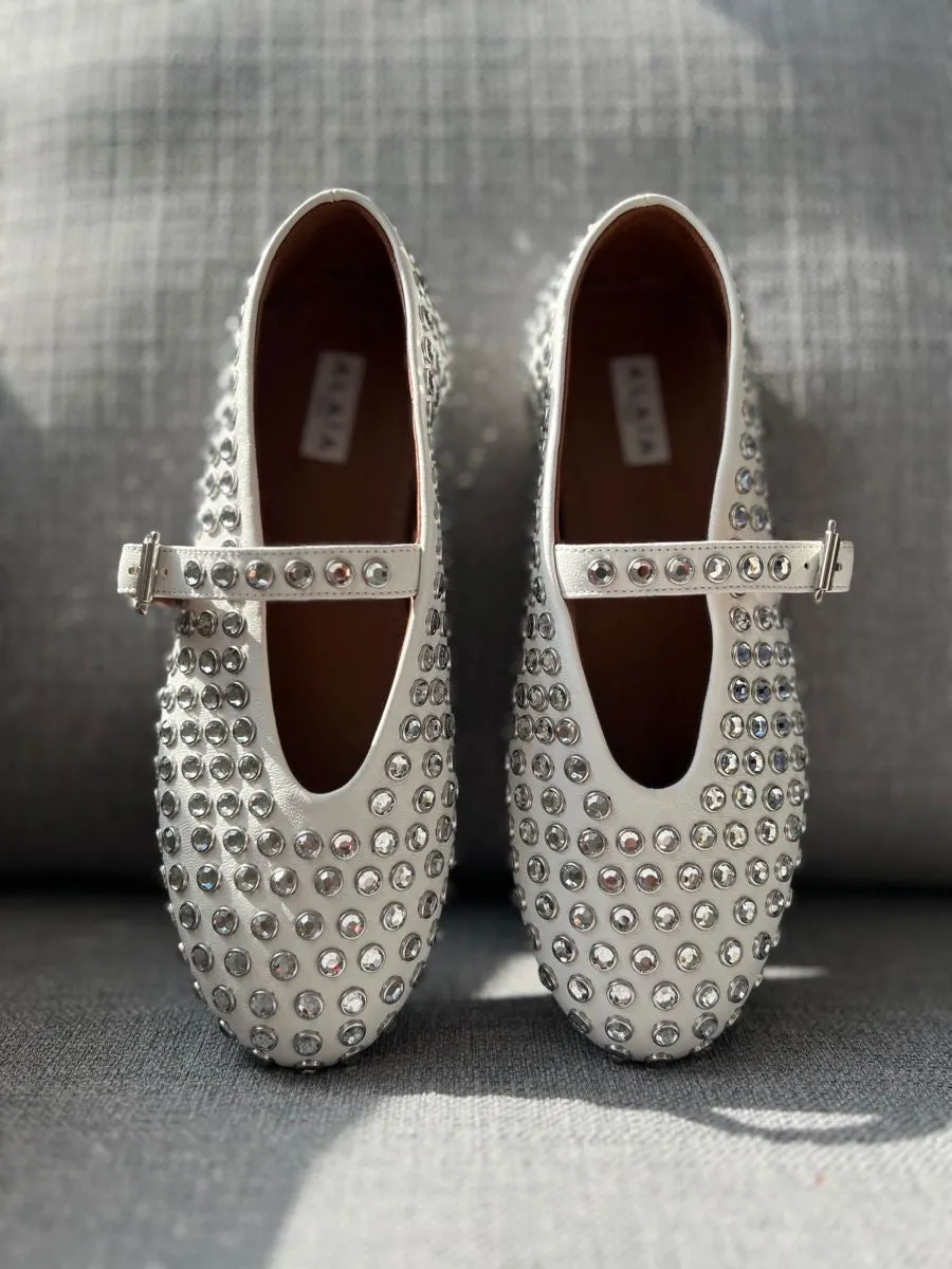 Ballet rhinestone flats