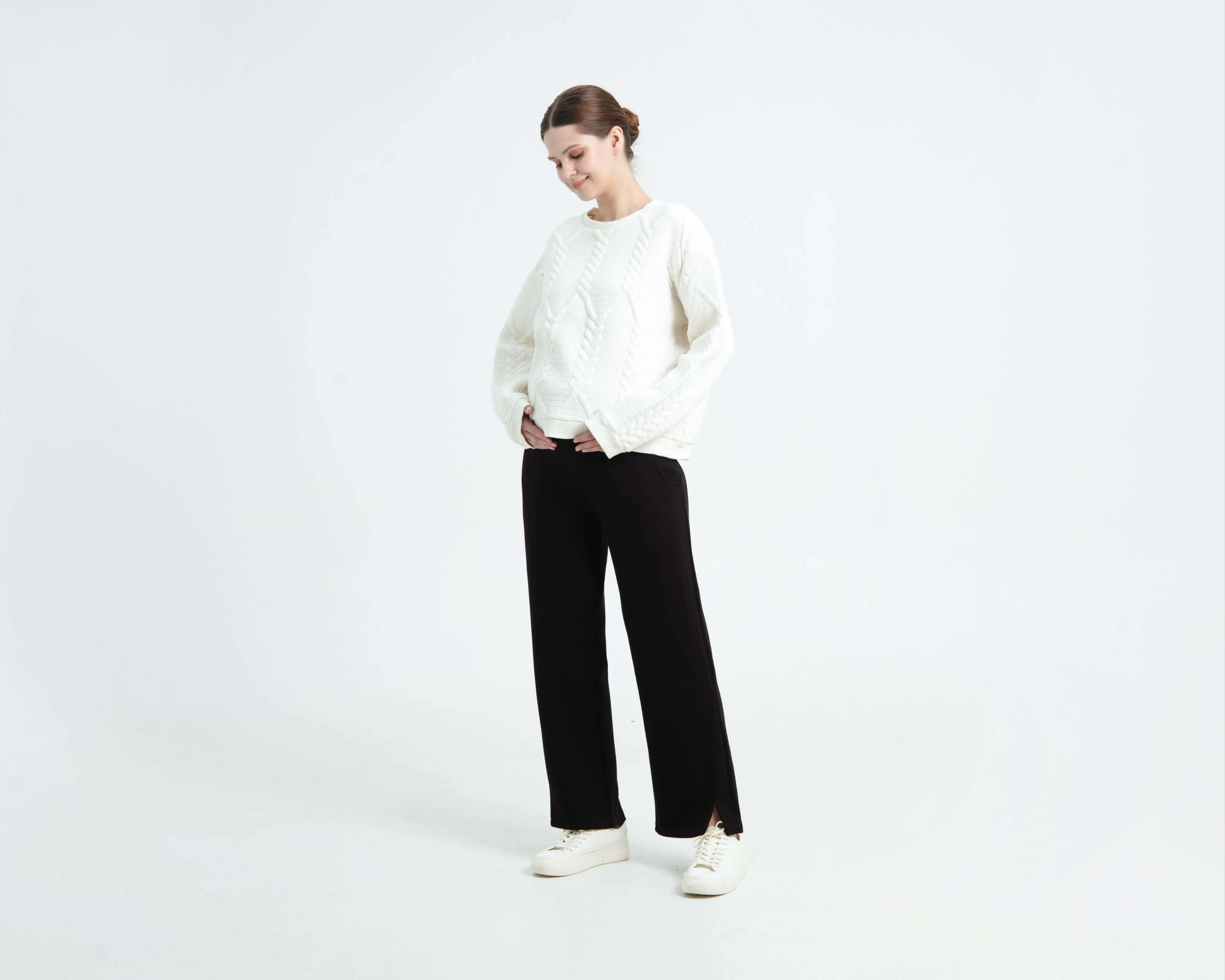 Bamboo Lyocell Maternity Winter Pants