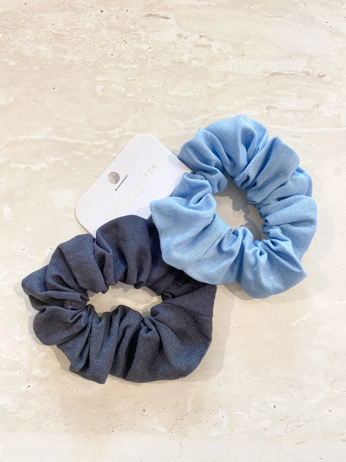 Berry Crush Linen Scrunchie Pack