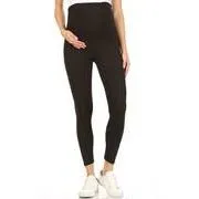 Best Black Maternity Adult Leggings | Maternity Clothing