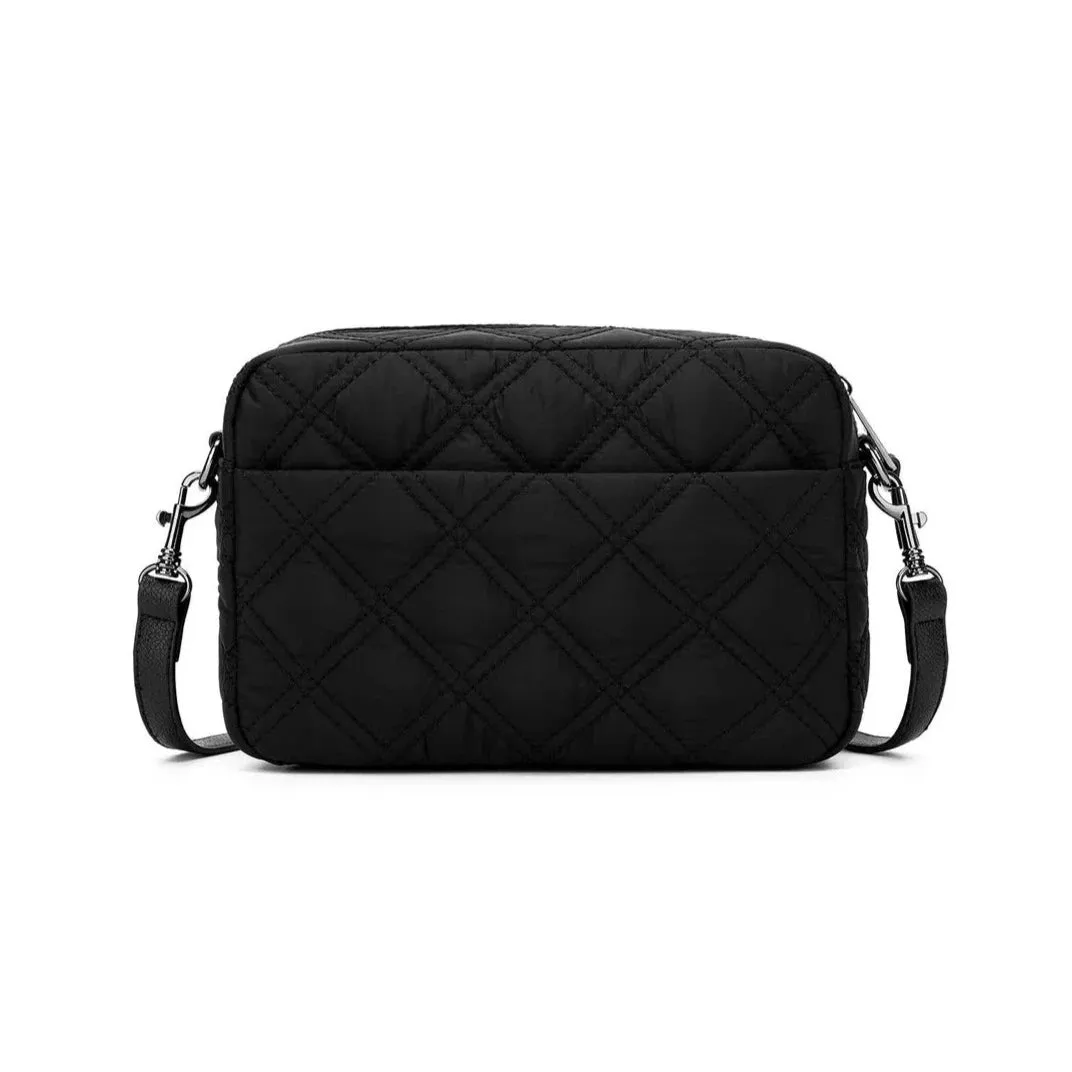 Black Caviar Melrose Quilted Crossbody Bag | Black