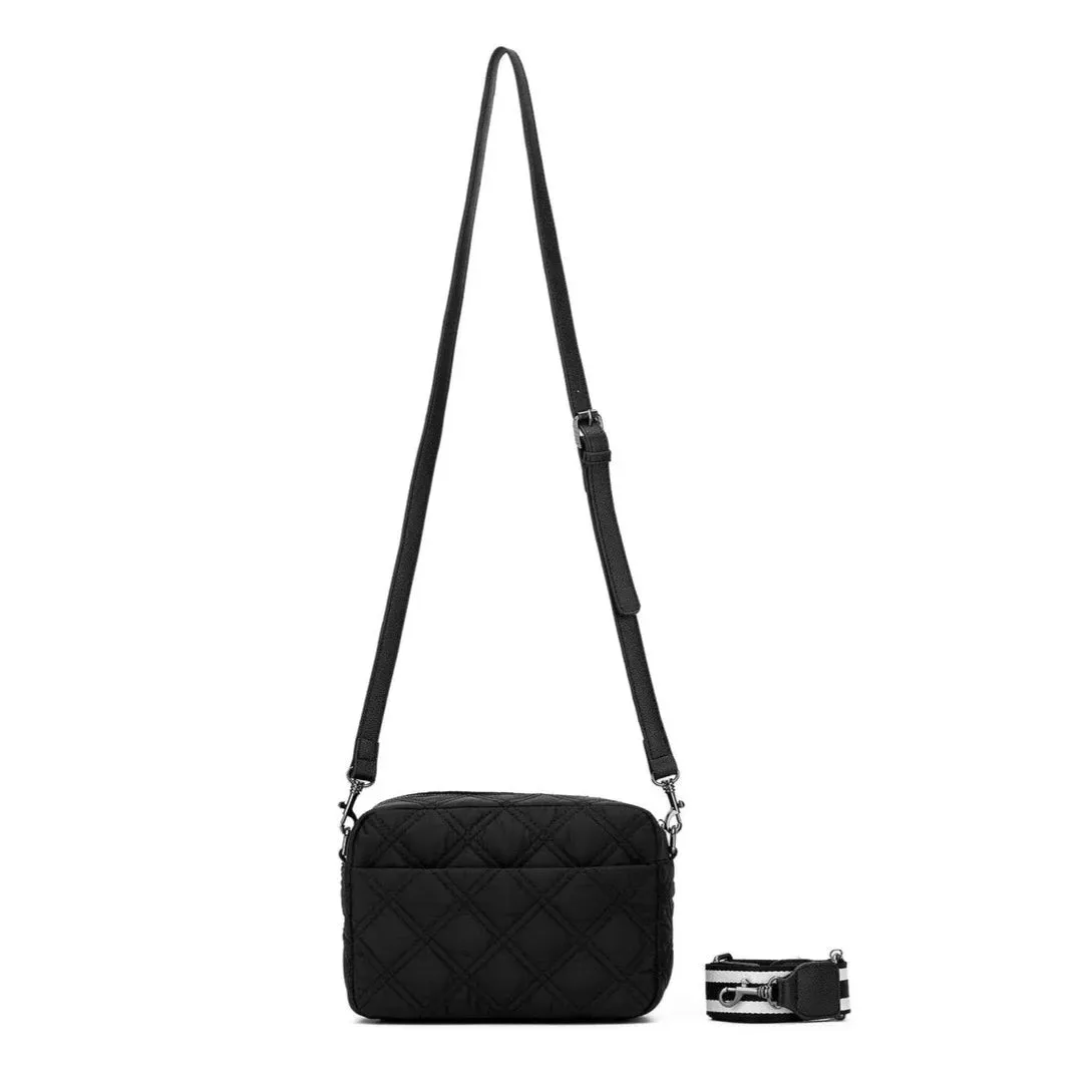 Black Caviar Melrose Quilted Crossbody Bag | Black