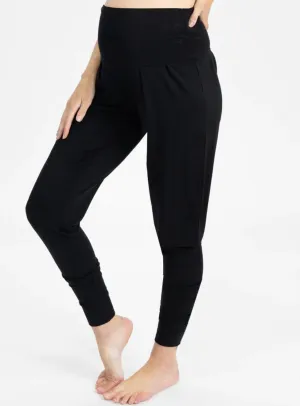 Black High Waisted Maternity Lounge Pants