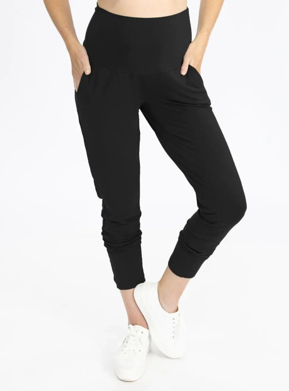 Black High Waisted Maternity Lounge Pants