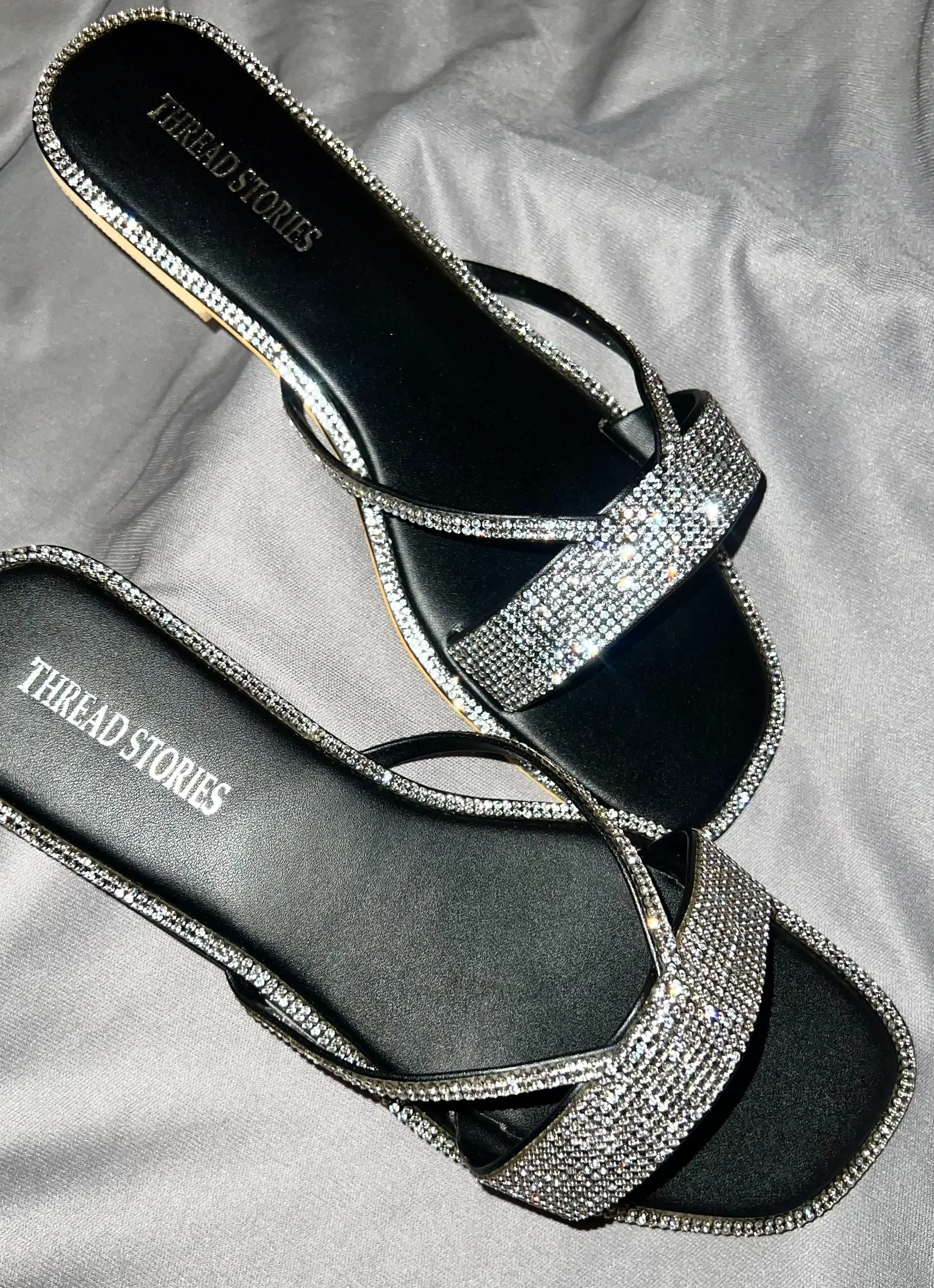 Bling Slip On: Black