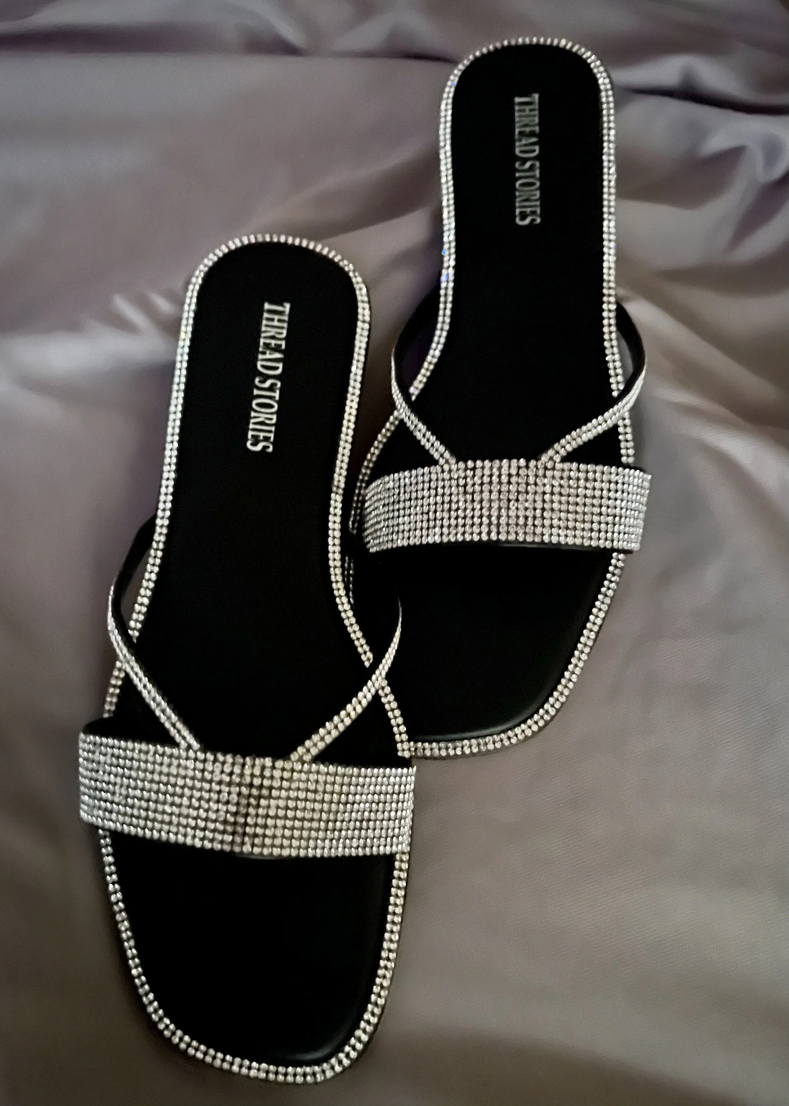 Bling Slip On: Black
