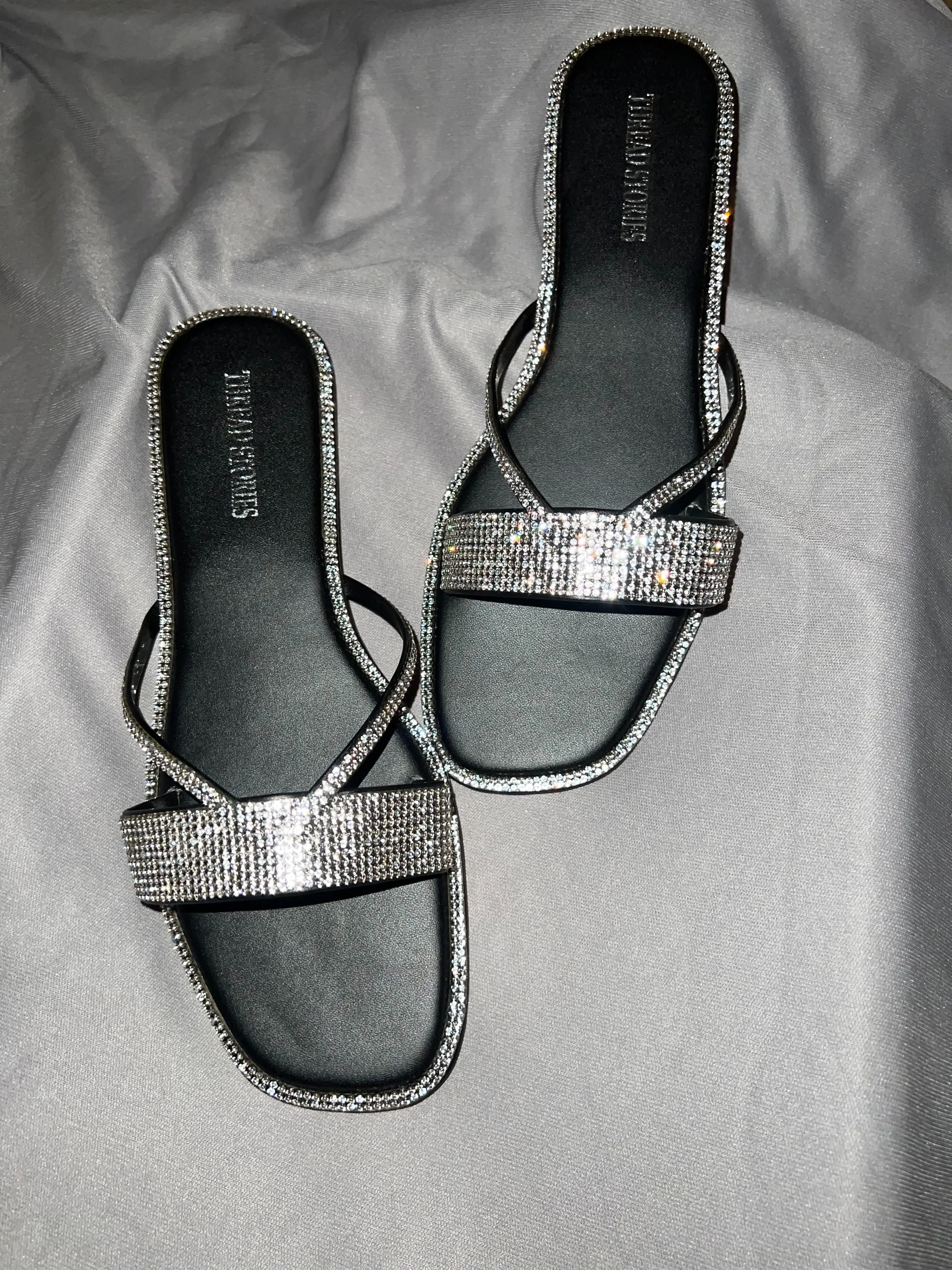 Bling Slip On: Black