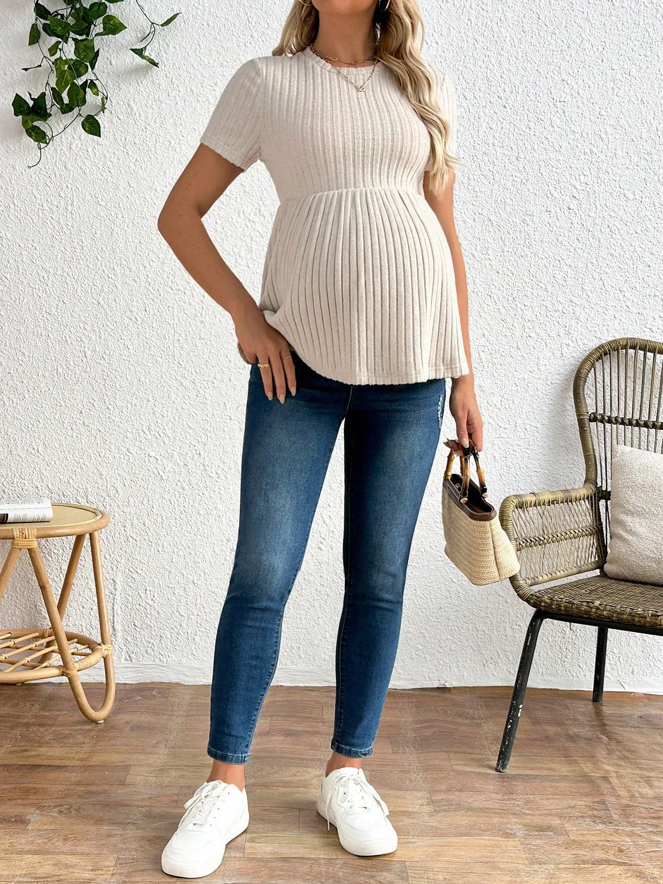 Blusas de maternidad unicolor en Cherry Vibes