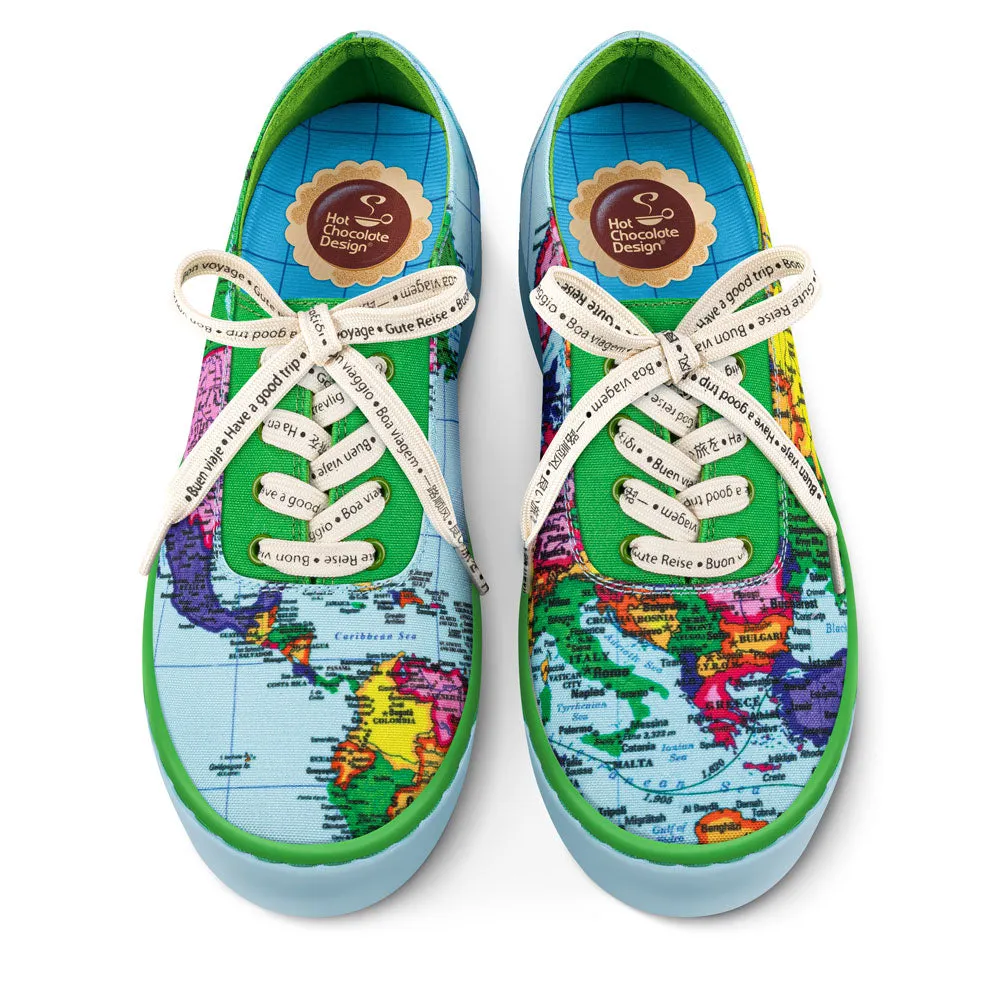 Bon Voyage Casual Sneaker from Hot Chocolate Design