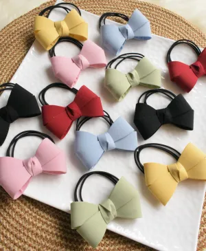 Bow Hair Ties (2 Pcs set)