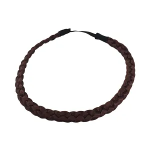 Braided Hairband, Vibrant Red