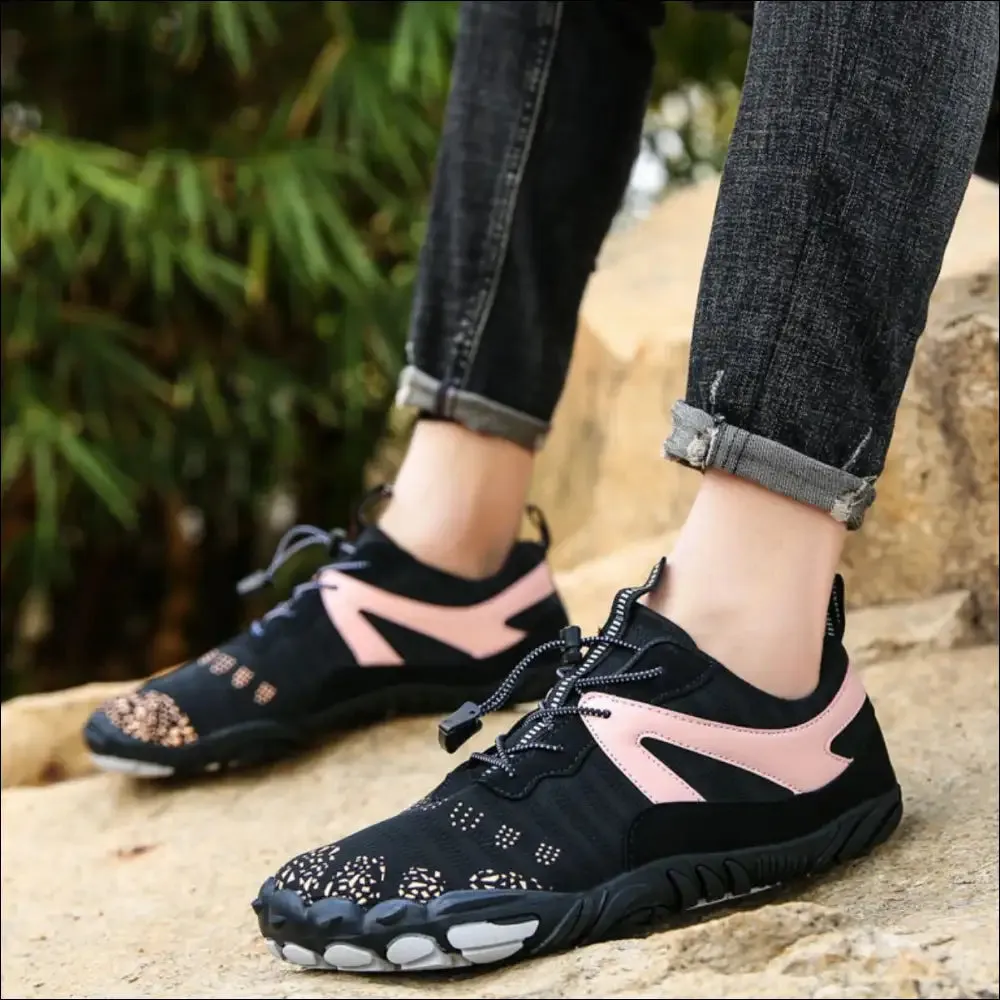 Breathable Mesh Elastic Lock Laces Athletic Shoes