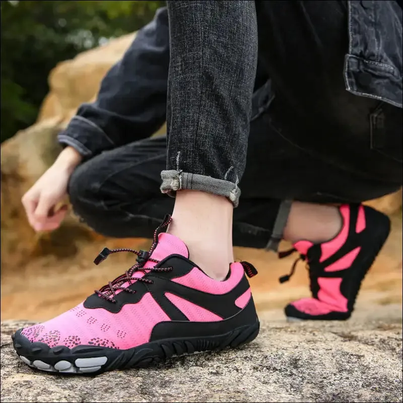 Breathable Mesh Elastic Lock Laces Athletic Shoes
