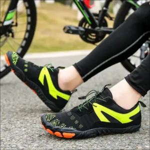 Breathable Mesh Elastic Lock Laces Athletic Shoes